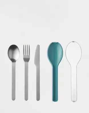 Mepal Cutlery Set Ellipse 3 pcs Nordic Green